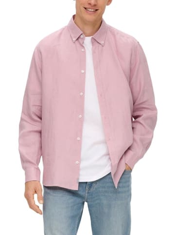 S.OLIVER RED LABEL Langarmhemd in pink