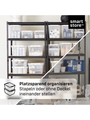 SmartStore 2er-Set Aufbewahrungsbox Classic Transparent 14L