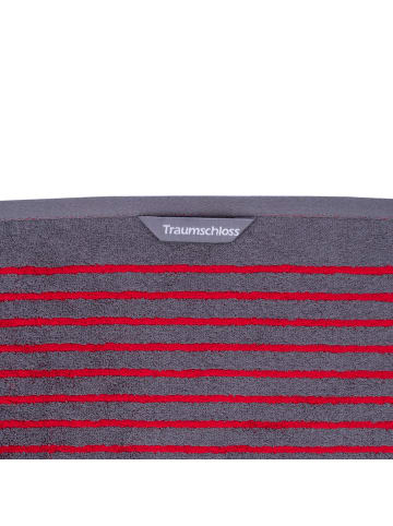 Traumschloss Frottier-Line Stripes Handtuch in rot