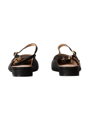 Divine Factory Pumps mit Blütenblatt-Riemchen „Colyne“ Schwarz