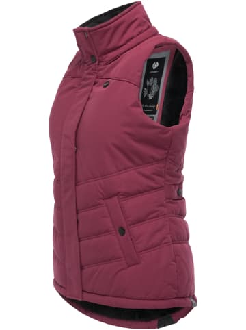 ragwear Steppweste Hesty in Wine25