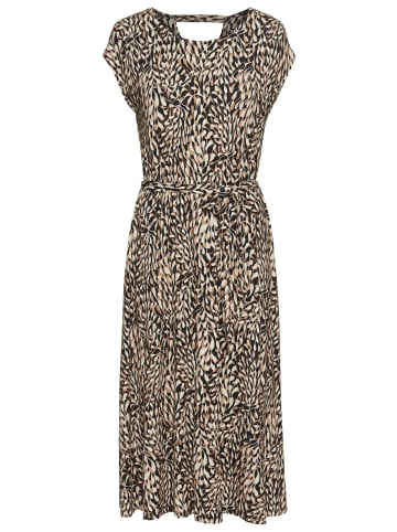 Laura Scott Sommerkleid in schwarz-sand-gemustert