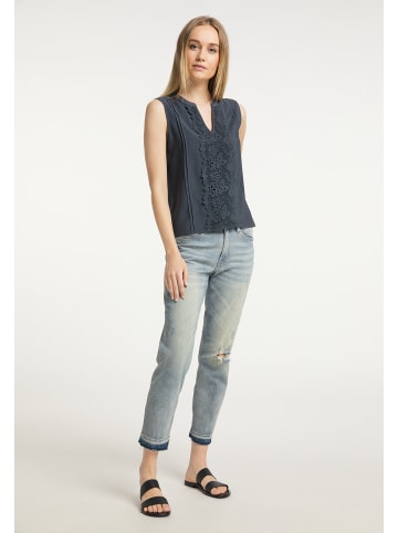 DreiMaster Damen Top in Graublau