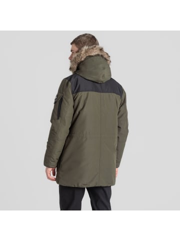 Craghoppers Winterjacke Bishorn in Woodland Green/Black