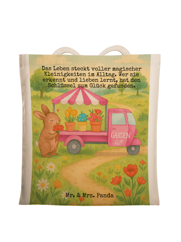 Mr. & Mrs. Panda Schultasche Osterhase Blumenwagen Design mit Sp... in Weiß