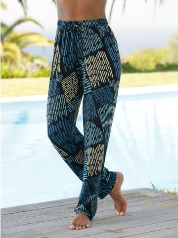 WITT WEIDEN Strandhose in weiß-schwarz-topas