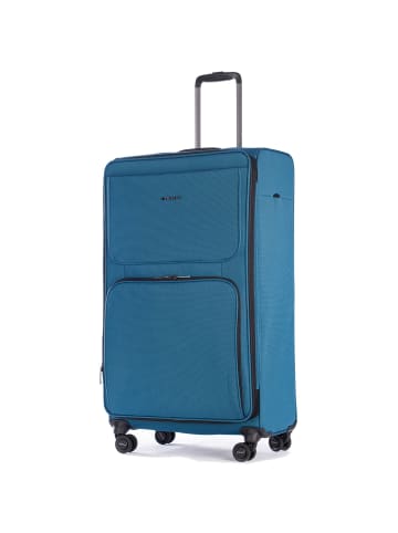 Stratic Bendigo Light Plus 4-Rollen Trolley 84 cm Laptopfach petrol