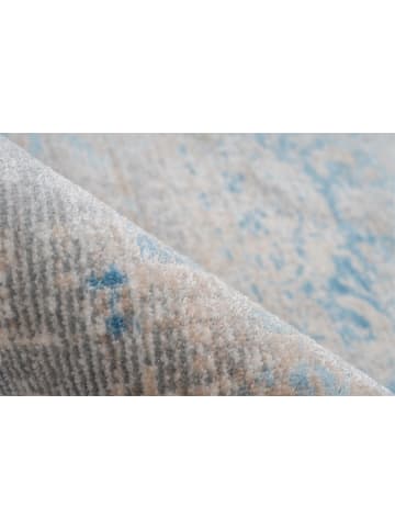 Arte Espina Kurzflor Teppich Baroque 325 in grau - türkis - rechteckig