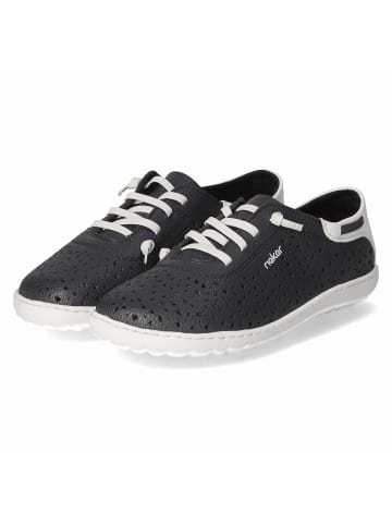 rieker Schnürhalbschuh in blau