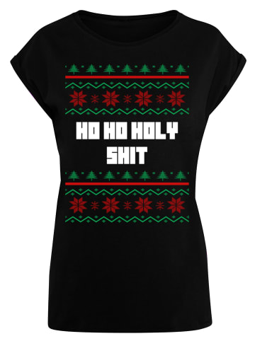 F4NT4STIC T-Shirt Ho Ho Holy in schwarz