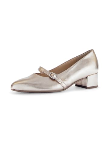 Gabor Riemchenpumps in Gold