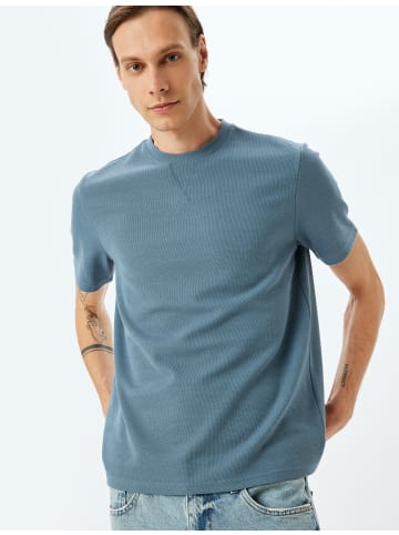 KOTON TSHIRT SS BSC in Blau