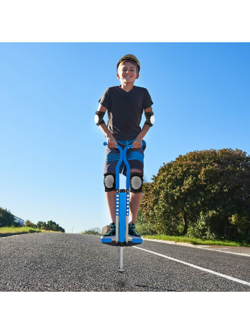 relaxdays Pogo Stick in Blau - bis 60 kg