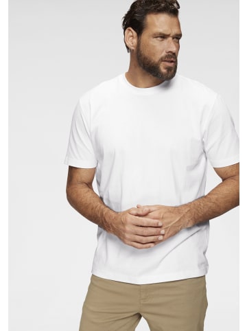 Man's World Rundhalsshirt in weiß