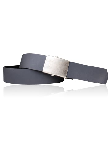 FRONHOFER Ledergürtel 4 cm stufenlos in Grau