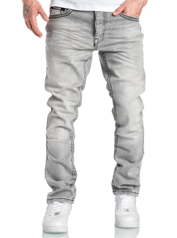 Amaci&Sons Jeans Regular Slim Raleigh in Grau