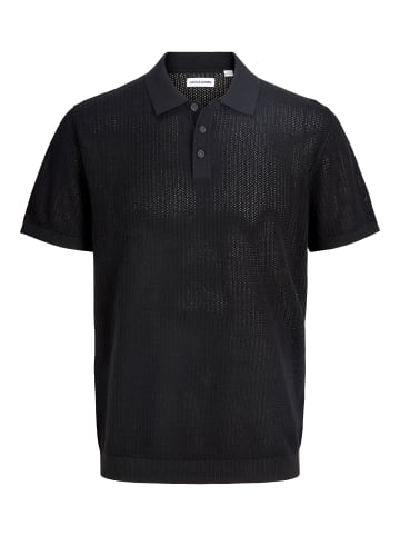 Jack & Jones Gestricktes Polo in Black