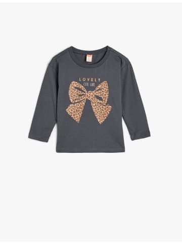 KOTON T-shirt in Anthrazit