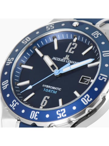Jacques Lemans Uhr in Dunkelblau
