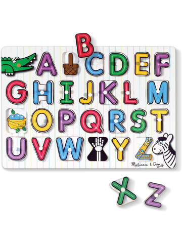 Melissa & Doug Steckpuzzle Englisches Alphabet- ab 3 Jahren