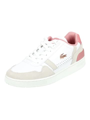 Lacoste Sneaker in Weiß/Pink