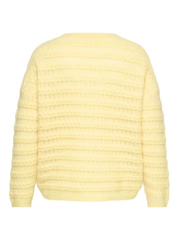 ONLY Carmakoma Strickpullover in Mellow Yellow 1