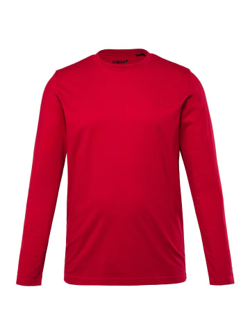 Men Plus Kurzarm T-Shirt in salsa