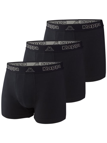 Kappa Boxershorts 3er Pack in Schwarz