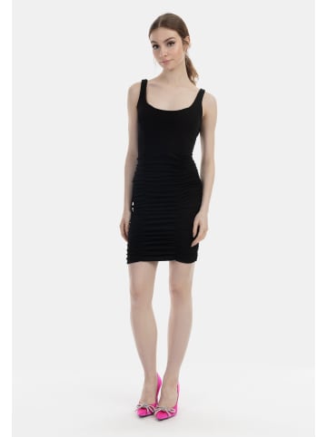 myMo at night Damen Trägerkleid Mini in Schwarz