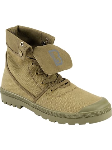 Brandit Sneaker High "Military Canvas Sneaker High" in Khaki