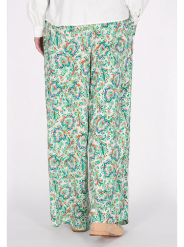 VIRITA Women Pants in Green Multicolor