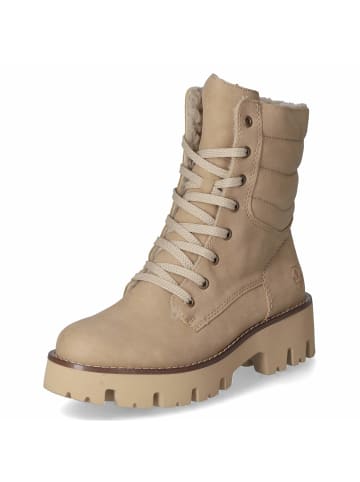 rieker Schnürstiefel in beige