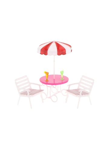 Wisam® Sommer-Resort-Puppenset mit Pool, Rutsche, Sonnenliegen