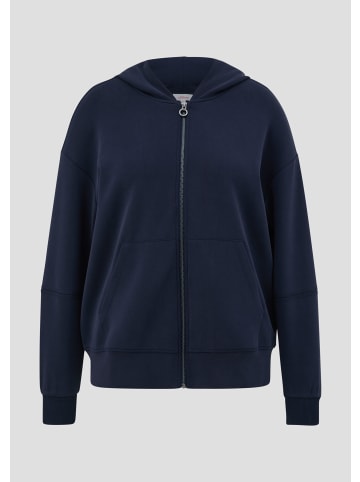 s.Oliver Sweatshirt Jacke langarm in Blau