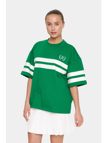 SAINT TROPEZ Sweatshirt ZalinaSZ Oversize fit in Abundant Green
