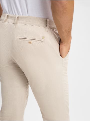 ALBERTO Stoffhose mit Leinen-Anteil Lou in beige - 0001