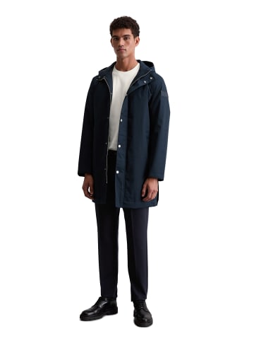 Marc O'Polo Kurzmantel mit Kapuze in dark navy