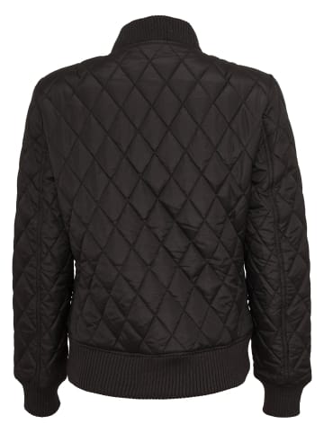 Urban Classics Urban Classics Damen Ladies Diamond Quilt Nylon Jacket in black