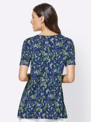 WITT WEIDEN Shirt in marine-bedruckt