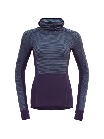 DEVOLD W TUVEGGA SPORT AIR MERINO HOODIE in Lila