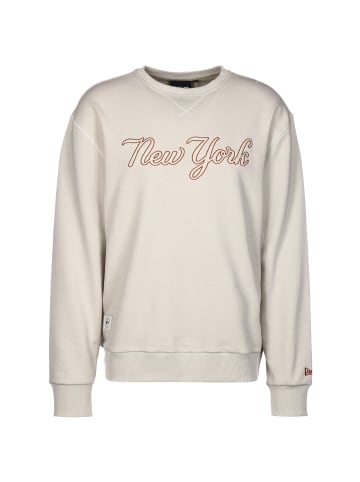 NEW ERA Sweatshirt MLB New York Yankees Heritage Script in beige