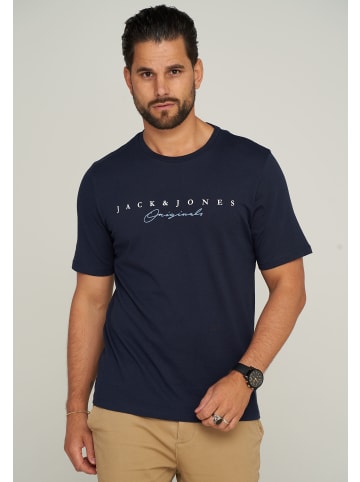 Jack & Jones T-Shirt - JJHARRISON TEE SS CREW NECK in Dark Blue