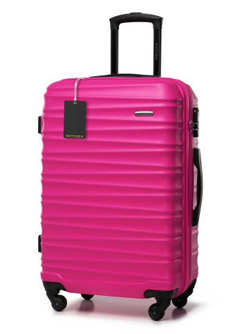 Wittchen MEDIUM SUITCASE FROM ABS WITH LUGGAGE TAG in Pink