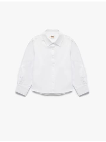 KOTON SHIRTS LS in Weiß
