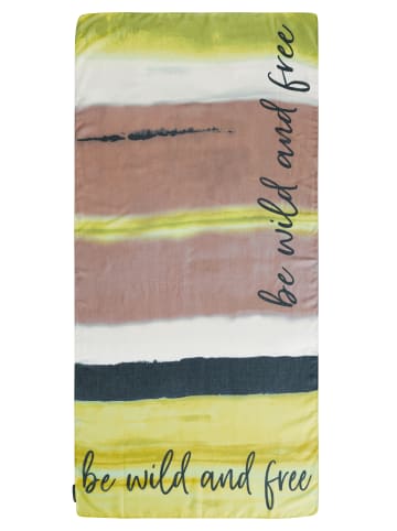 Betty Barclay Sommerschal mit Print in Brown/Yellow