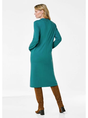 GOLDNER Kurzgröße:  Jerseykleid Jerseykleid in dunkelgrün