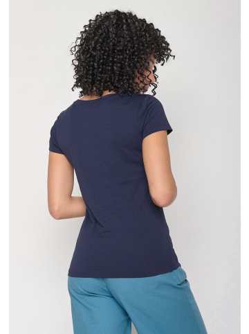 GreenBomb Loves Animal Goat Mountains in Marineblau