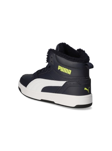 Puma High Sneaker REBOUND JOY FUR JR in Blau