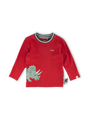 Sigikid Langarmshirt dino world in rot