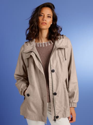 creation L Kapuzenjacke in sesam
